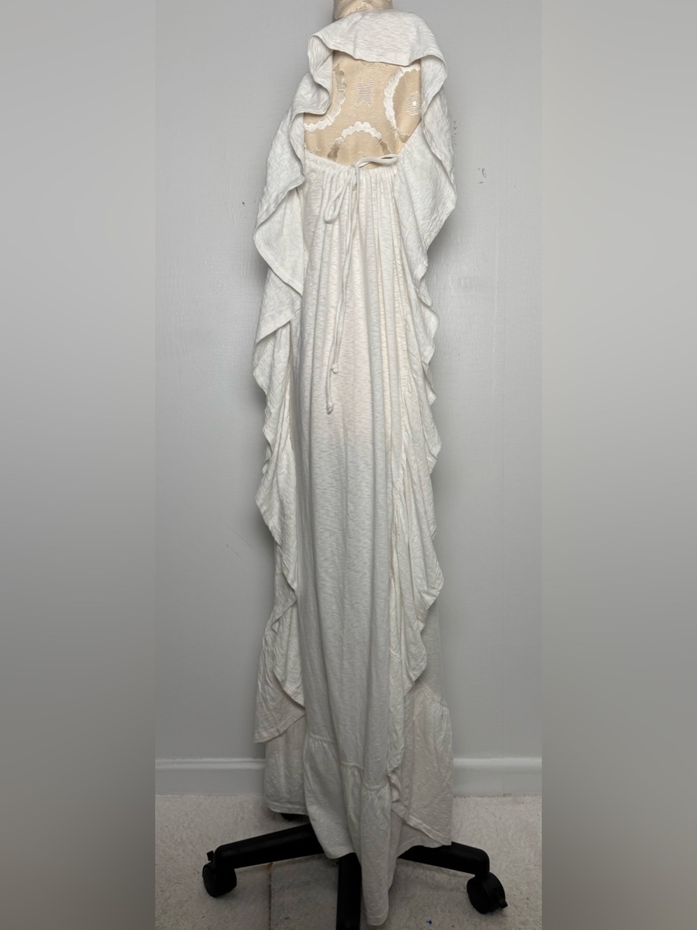 FP Beach Elisa White Maxi Dress S Beach Bridal Honeymoon Resort - Picture 5 of 12